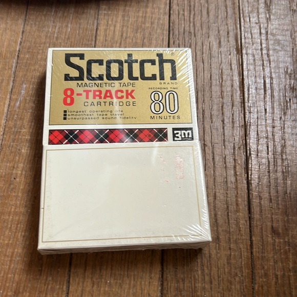 NEW SEALED SCOTCH MAGNETIC TAPE 8-Track Cartridge 80 Minutes Recording Time - Picture 15 of 16